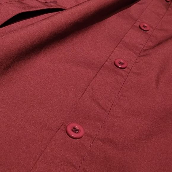 ** DONATED ** Purple Button Blouse - Picture 3 of 4